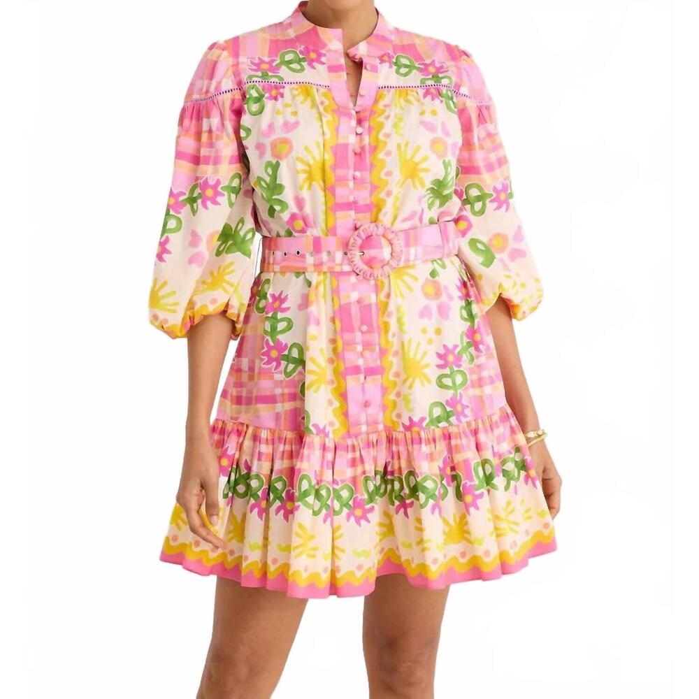 NEW ALIVIA lori anne mini dress in pink
